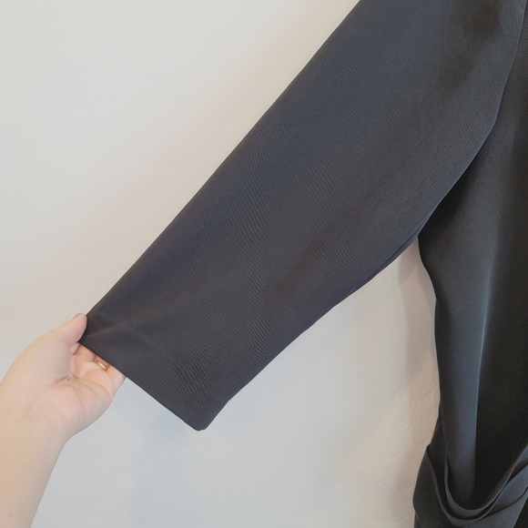 Daniel Rainn Open Front Black Blazer Jacket Women's Size 1X - Picture 10 of 12